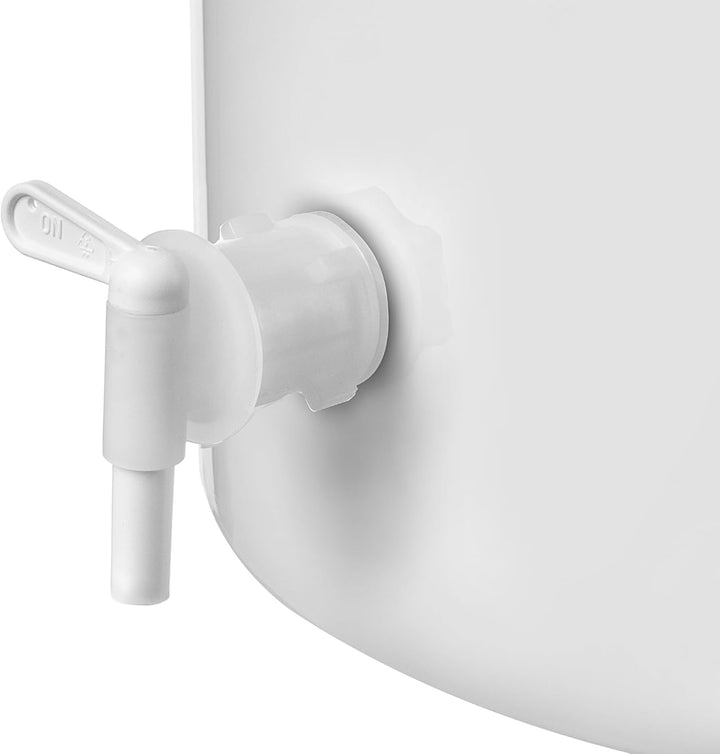 KADAX Gäreimer 33L Set mit Auslaufhahn, Gärbehälter aus Kunststoff mit Ablasshahn für Weinherstellun