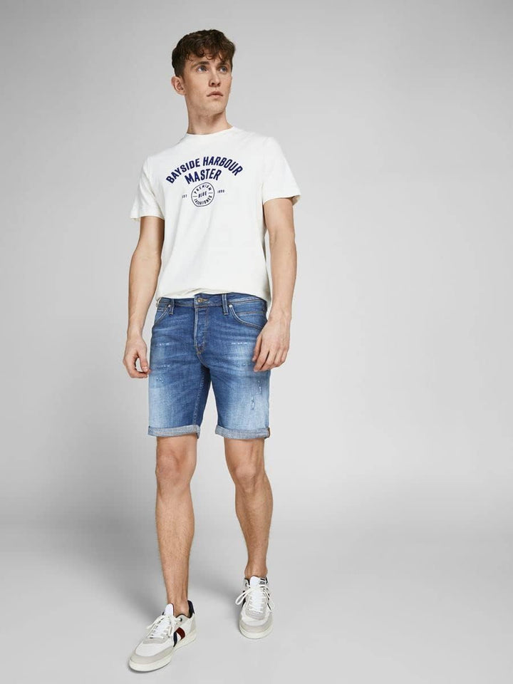 JACK & JONES Herren Shorts XS Blue Denim, XS Blue Denim