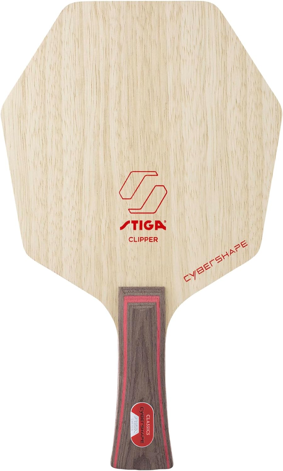 STIGA Erwachsene (Unisex) Clipper Cybershape Tischtennisholz, Braun, Master