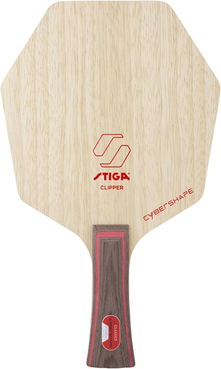 STIGA Erwachsene (Unisex) Clipper Cybershape Tischtennisholz, Braun, Master
