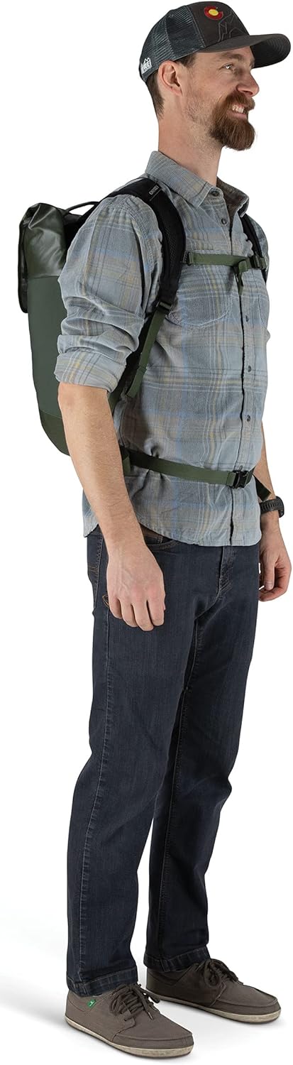 Osprey Unisex – Erwachsene Transporter Flap Lifestyle Pack Einheitsgrösse Haybale Green, Einheitsgrö
