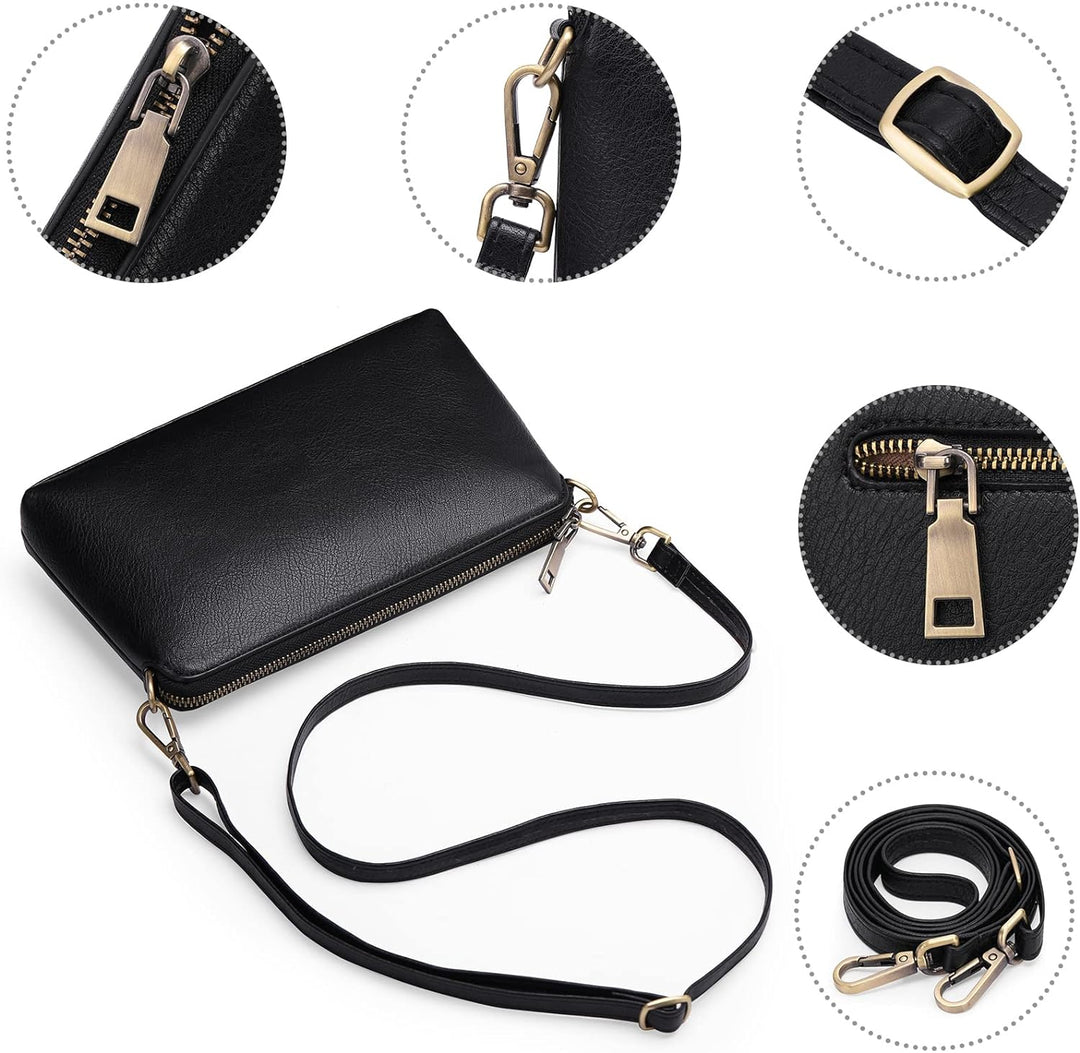 GAEKEAO Umhängetasche Damen Handy, Crossbody Bag , Tasche Geldbörse, Handtasche , mit Kartenfächer V
