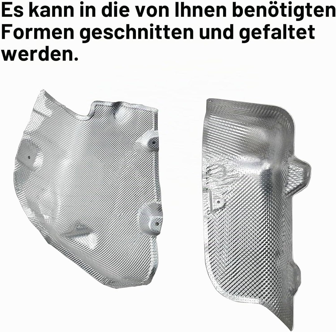 Hitzeschutz Hitzeblech Geprägte,40cmx200cm Aluminium Auspuff Hitzeschutzblech,Hitzeschutzblech Repar