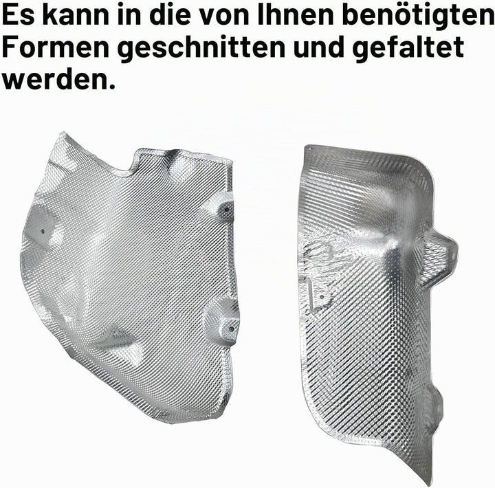 Hitzeschutz Hitzeblech Geprägte,40cmx200cm Aluminium Auspuff Hitzeschutzblech,Hitzeschutzblech Repar