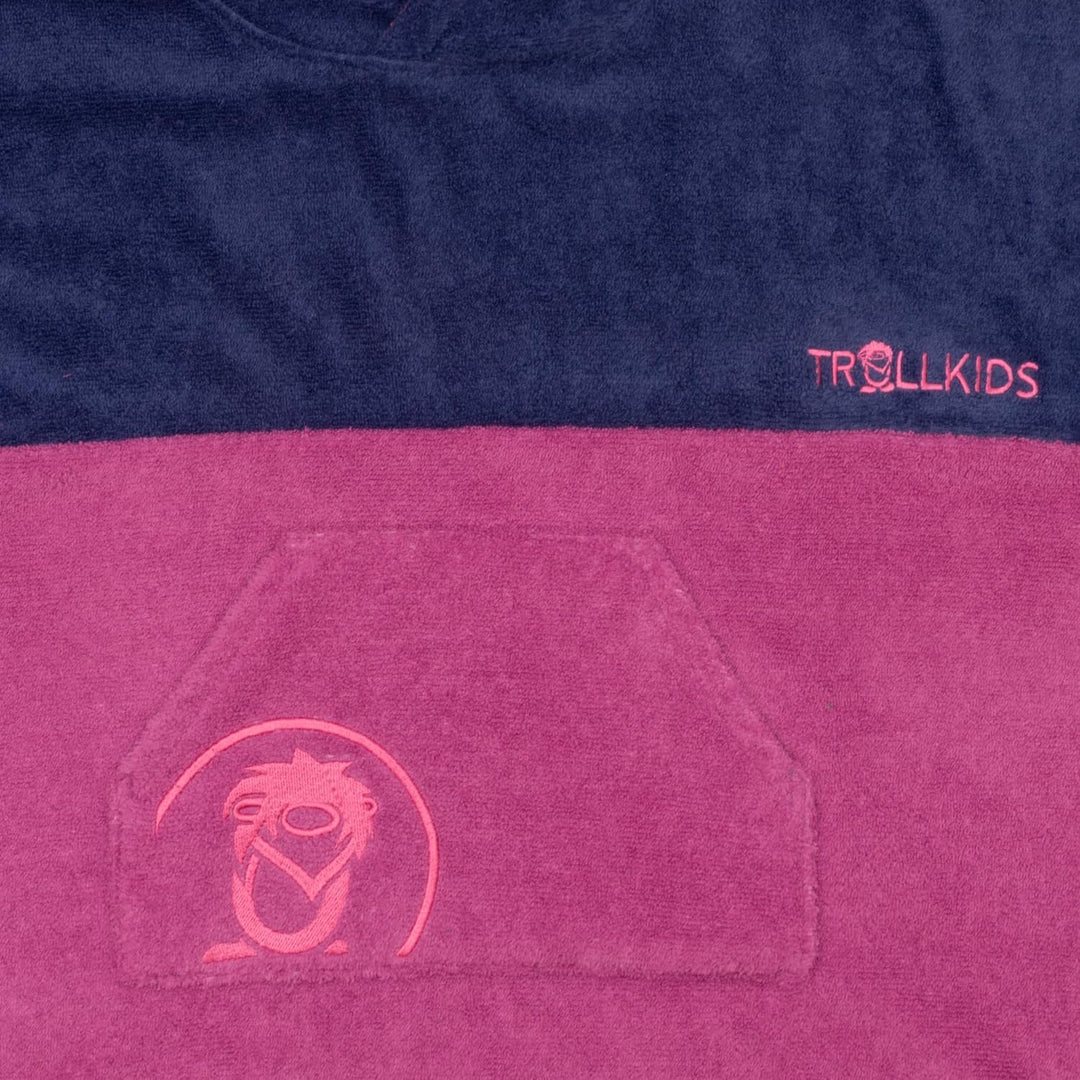 Trollkids Kids Kvalvika Surf Poncho 98 Mallow Pink, 98 Mallow Pink