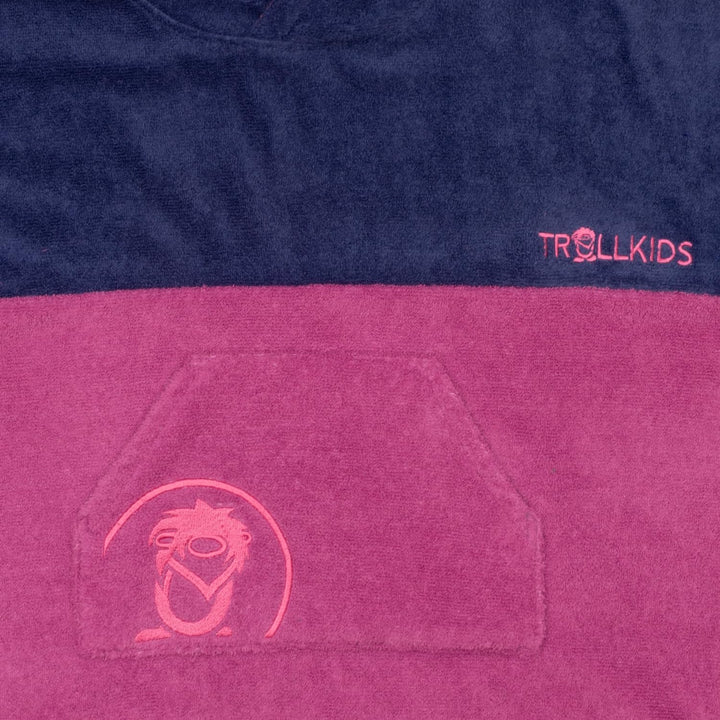 Trollkids Kids Kvalvika Surf Poncho 98 Mallow Pink, 98 Mallow Pink