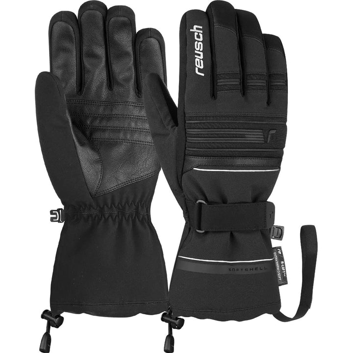 Reusch Damen Kondor R-tex extra Warmer, wasserdichter und atmungsaktiver Skihandschuh 7.5 Schwarz, 7