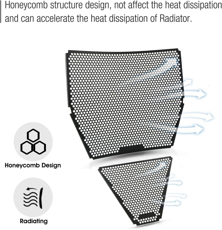 Kühlerschutzgitter Schutzgitter Kühlergitter & Ölkühlerabdeckung Motorradzubehör für Panigale V4 S S