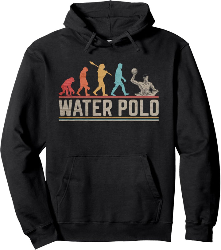 Waterpolo Evolution Wasserball Lustiger Schwimmen Water Ball Pullover Hoodie