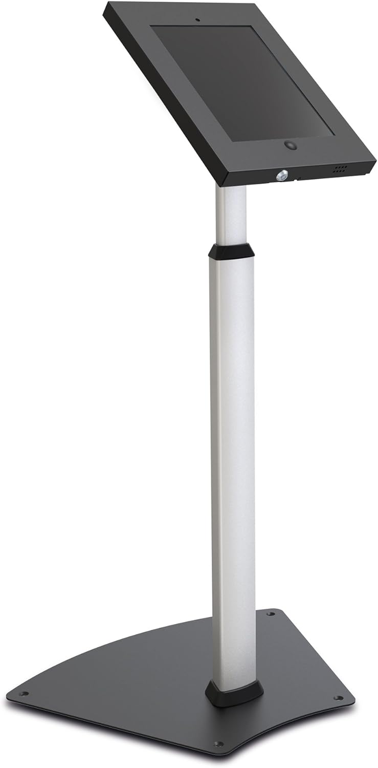 PureMounts PDS-5620 Standfuss für Apple iPad 2/3/4/Air, Säulenhöhe: 700-1100mm, neigbar: -90° bis 90