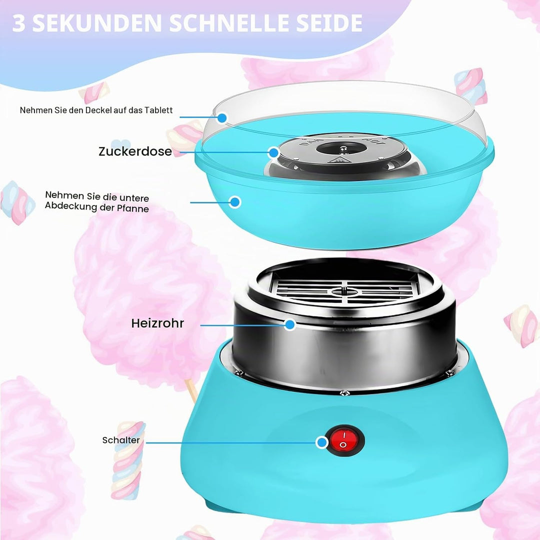 Zuckerwatte Maschine, Zuckerwattemaschine Für Zuhause, 450W 220V, Leistungsstarke Cotton Candy Machi
