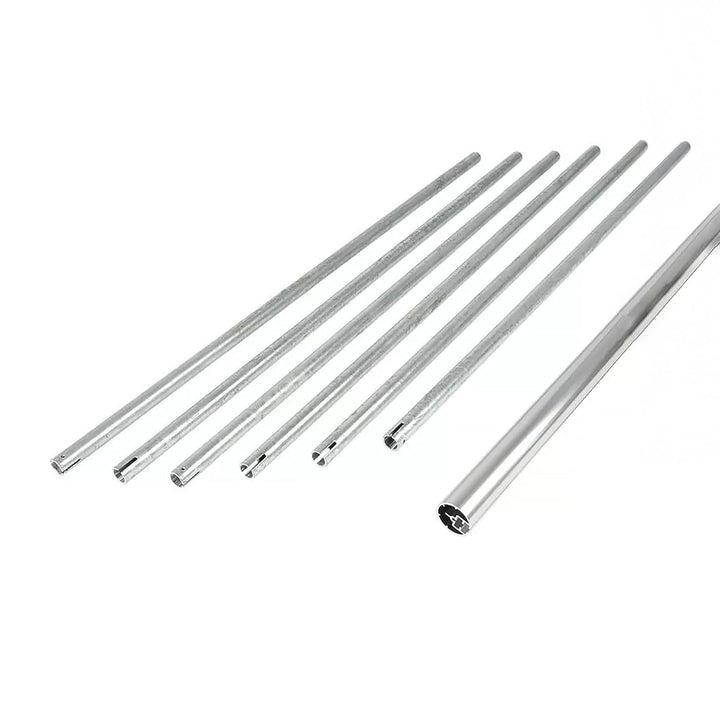 Steiggeländerset für unsere Terrassentreppe 2-7 stufig Aluminiumhandlauf