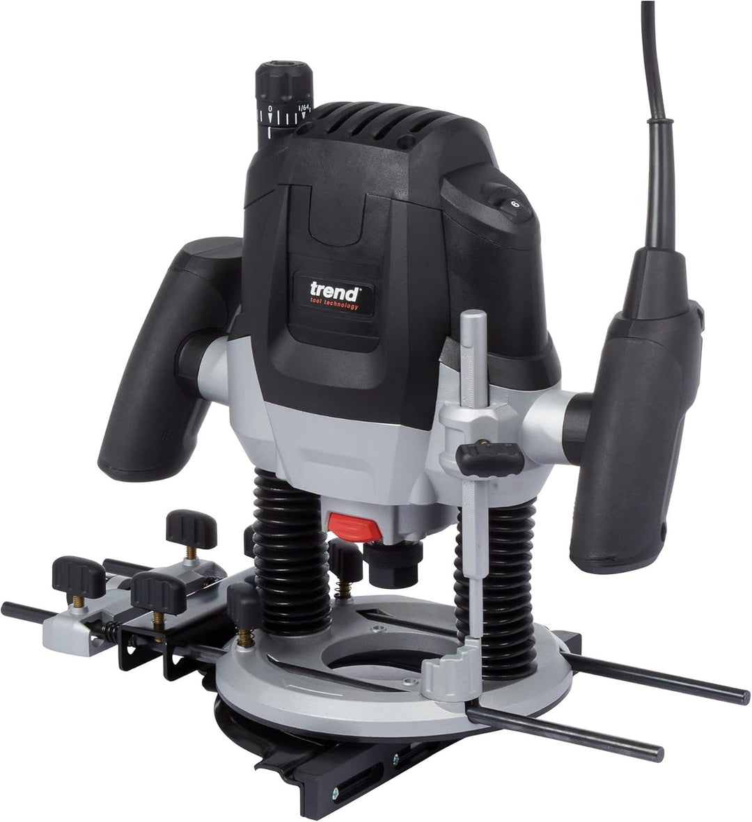 Trend 2100W 12mm Oberfräse mit variabler Geschwindigkeit 230V EU, 50mm Einstechtiefe, Oberfräse für