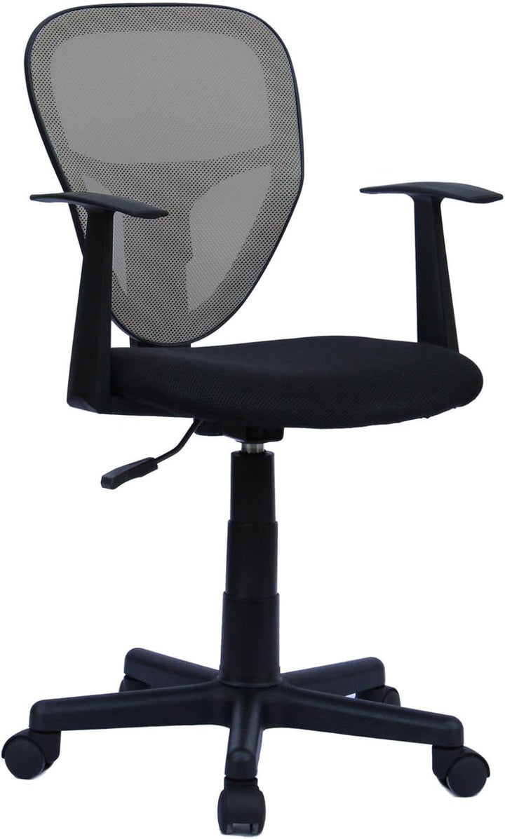 CARO-Möbel Kinderdrehstuhl Studio - Ergonomischer Schreibtischstuhl mit Armlehnen, Verstellbar, schw