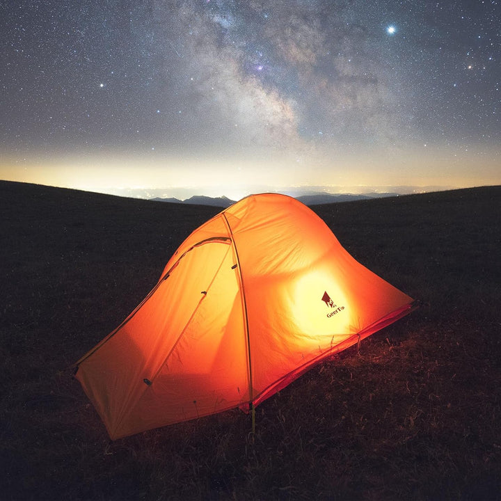 GEERTOP Campingzelt Ultraleichte 2 Personen Doppelten Zelt 3-4 Saison Camping Zelt für Trekking, Out