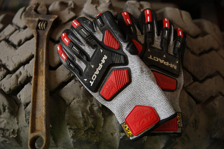 Mechanix Wear M-Pact® Knit CR5A5 Handschuhe (X-Large, Grau/Schwarz) XL, XL