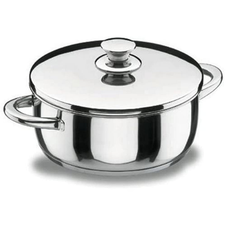 Lacor 40016 Bratentopf mit Deckel 16 cm Vitrocor, 16 cm