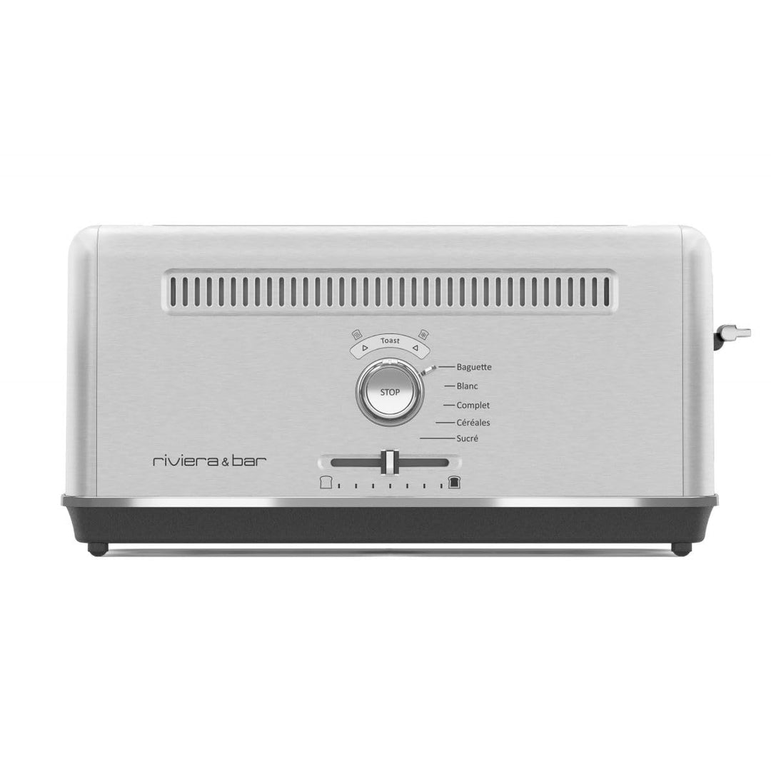 Riviera & Bar Expert QGP660 Toaster aus Edelstahl, extra langer Schlitz