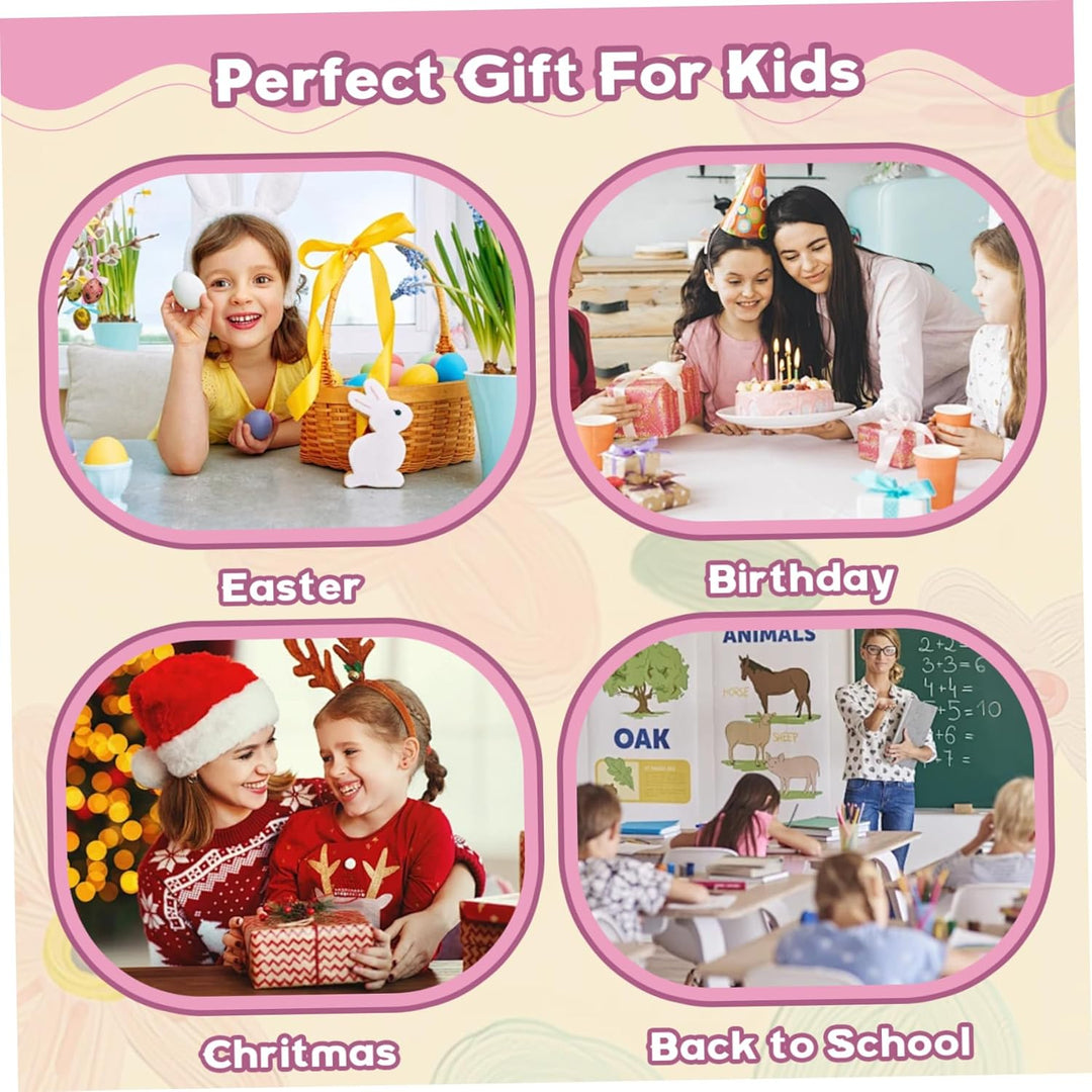 Make-up-Puppenkopf für Mädchen, 1 Set Puppenkopf für Haarstyling für Kinder mit Zubehör, sicher, nie