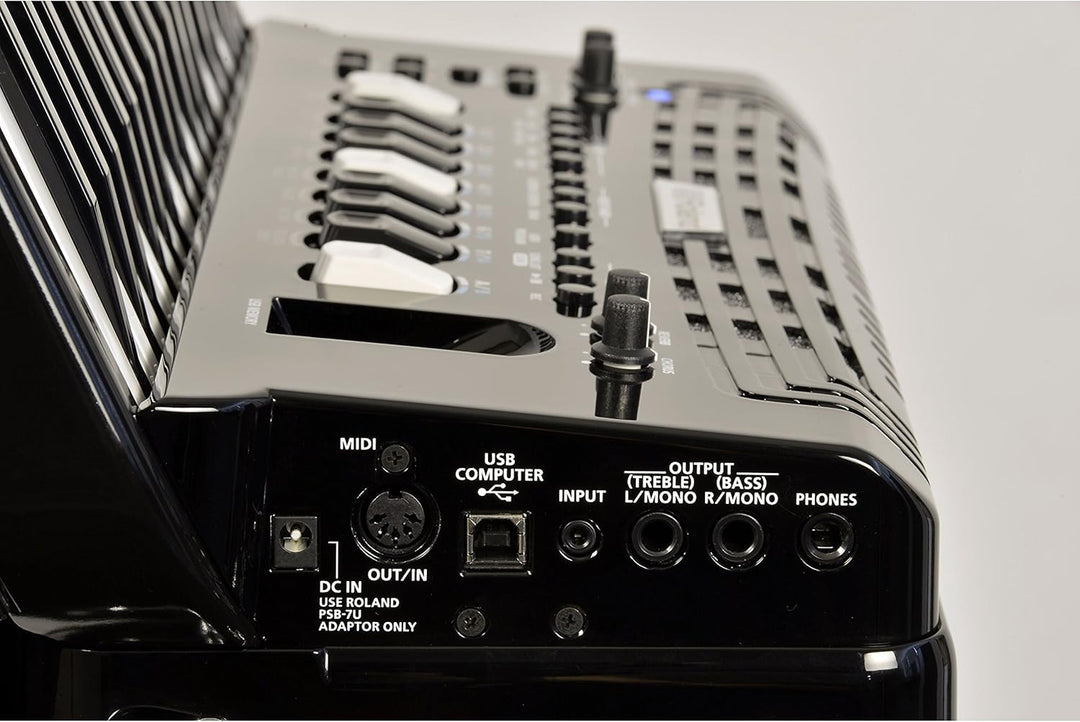 Roland V-Accordion (Black with Keys) (FR-4X BK)