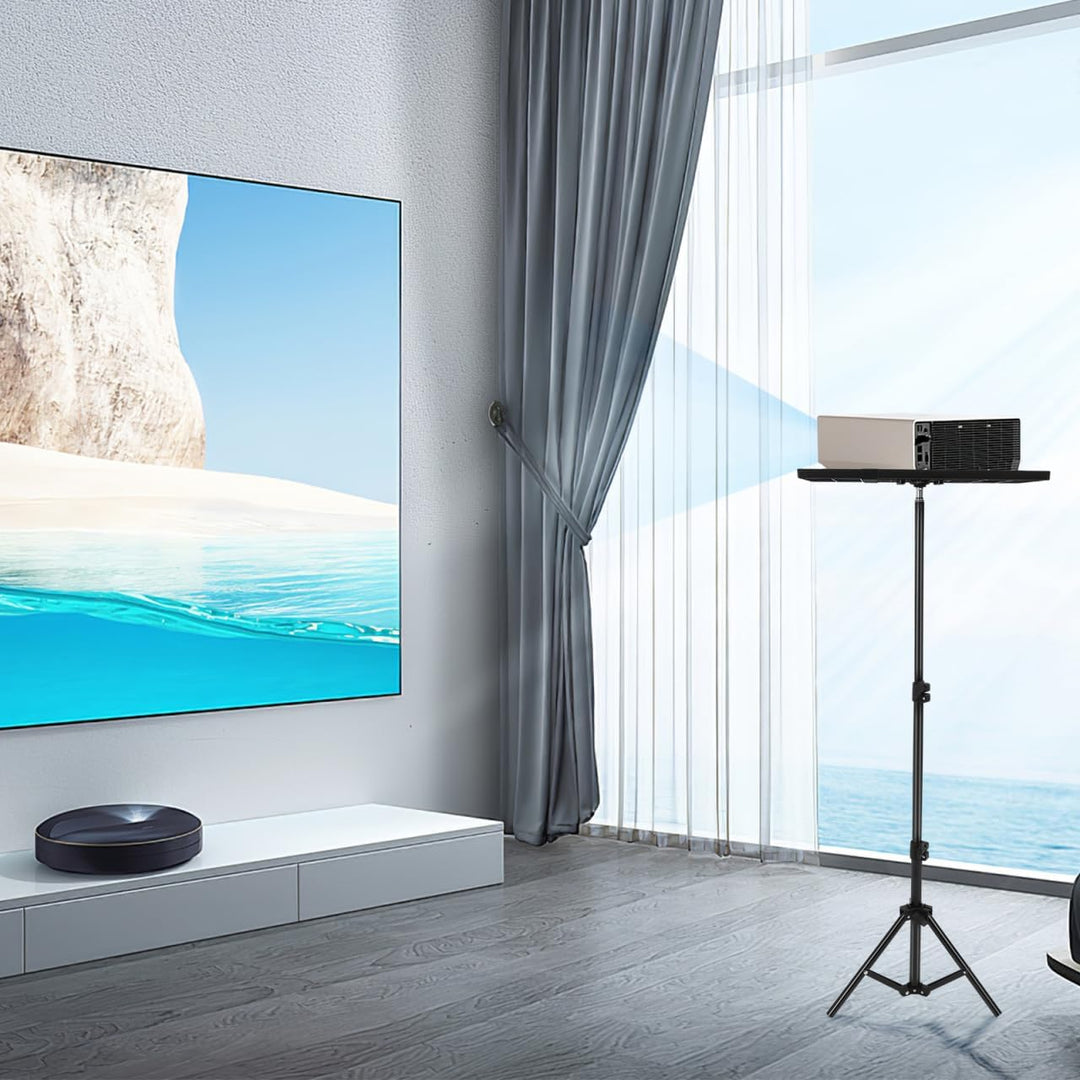 BESPORTBLE Projektorständer Verstellbar Für Draussen Und Heimkino Projektorhalterung Aus Metall Und