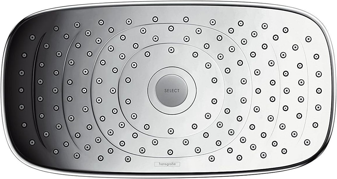 hansgrohe Raindance Select E 300 Duschkopf, Kopfbrause für Deckenmontage, 2 Strahlarten, Chrom, Chro