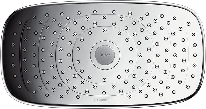 hansgrohe Raindance Select E 300 Duschkopf, Kopfbrause für Deckenmontage, 2 Strahlarten, Chrom, Chro