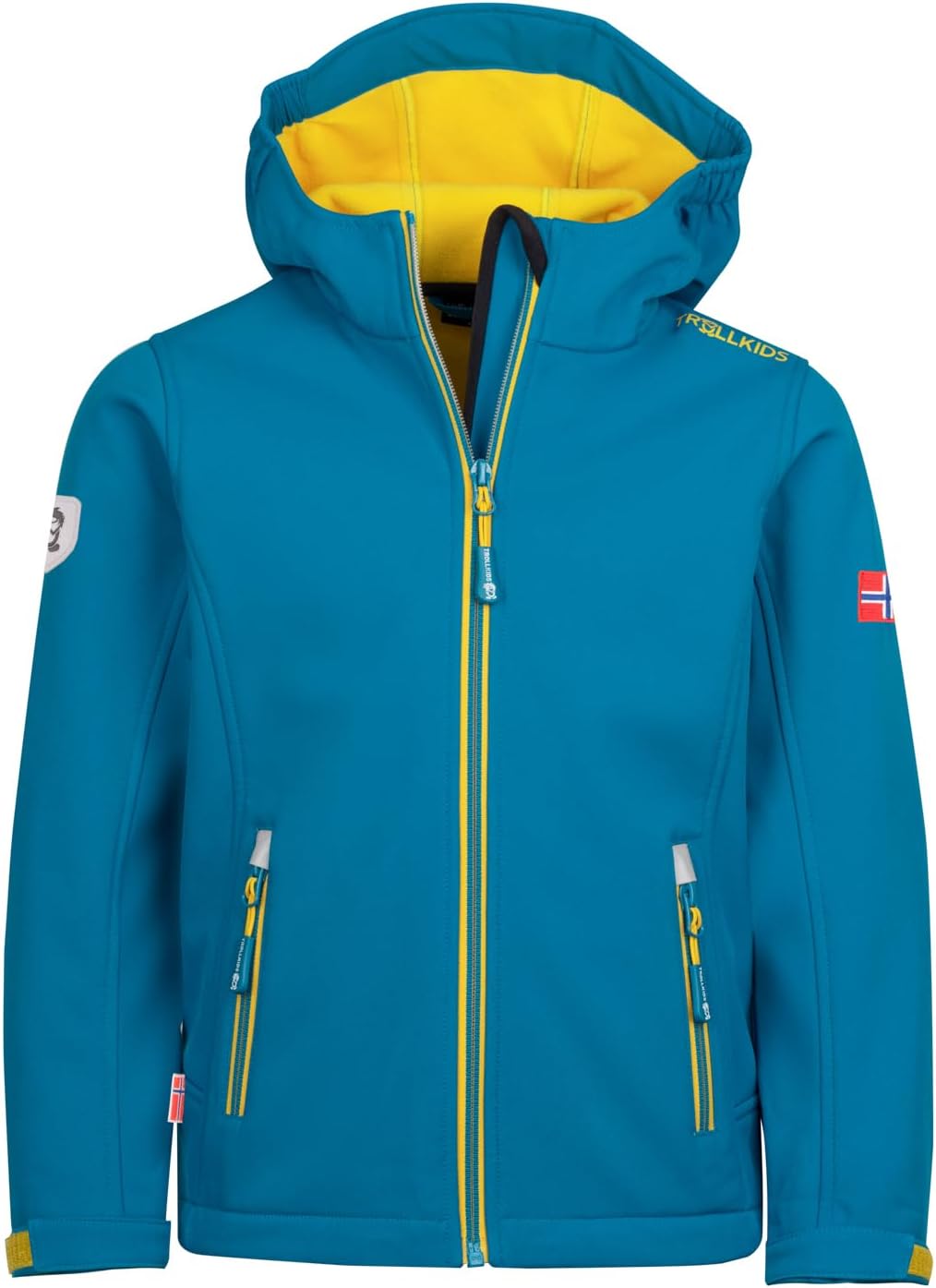 Trollkids Kids Trollfjord Jacket Atlantic Blue 176, Atlantic Blue 176
