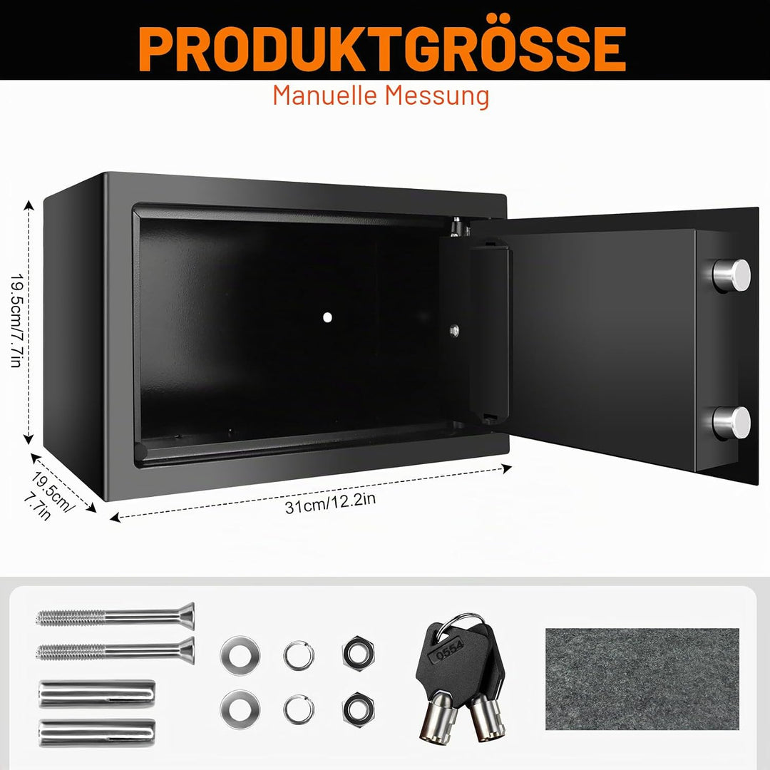 Home Safe Feuerfest Wasserdicht Sicher Digital Stahl Safe Sicherheit Elektronische Home Office Geldb
