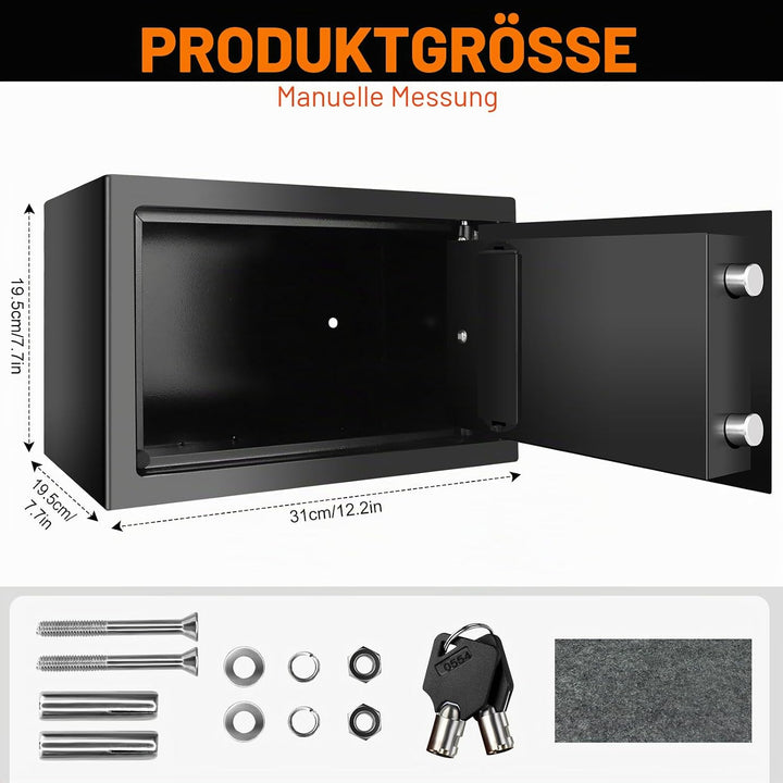 Home Safe Feuerfest Wasserdicht Sicher Digital Stahl Safe Sicherheit Elektronische Home Office Geldb