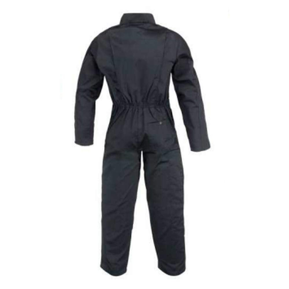Arbeitsoverall 2 Reissverschlüsse Polybaumwolle schwarz 245 g/m2 XL