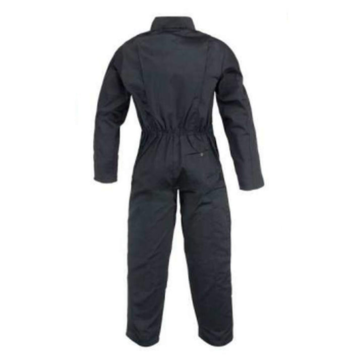 Arbeitsoverall 2 Reissverschlüsse Polybaumwolle schwarz 245 g/m2 L