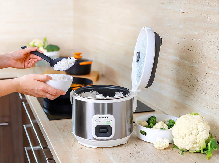 Tescoma GrandCHEF Premium Elektrischer Reiskocher I Antihaft-Innentopf I Automatischer Warmhaltemodu