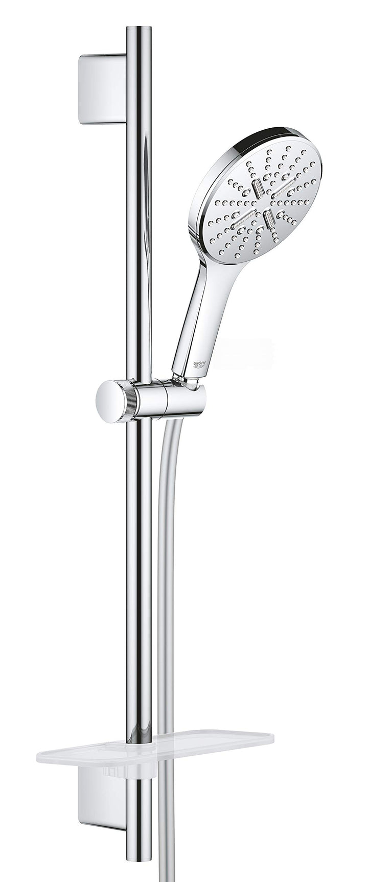 GROHE Rainshower 130 SmartActive | Brausestangenset 3 Strahlarten | chrom | 26546000 Brstg.Set 600mm