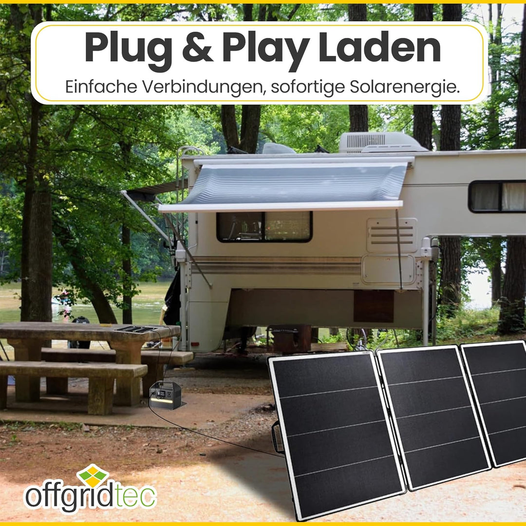 Offgridtec FSP-Max 400W 36V faltbares Solarmodul Solarkoffer 400W Single, 400W Single