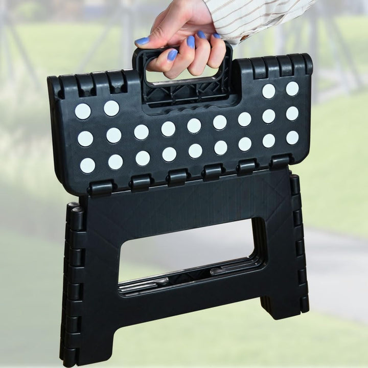Armo® Klapphocker mit Tragegriff, kompakter Faltbarer Fusshocker, DIY-Fusshocker, Leiter, max. Gewic