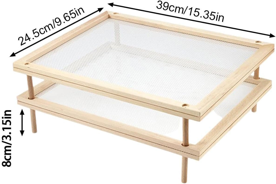 39×24.5cm Pasta Trockengestell, Stapelbarer Nudel Trockengestell, Trockenplatte Für Pasta, Kräutertr