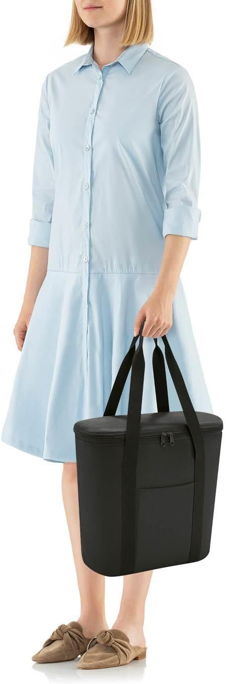 reisenthel Set thermoshopper + Kühlakku – Kühltasche für den Einkauf oder das Picknick mit 2 Trageri