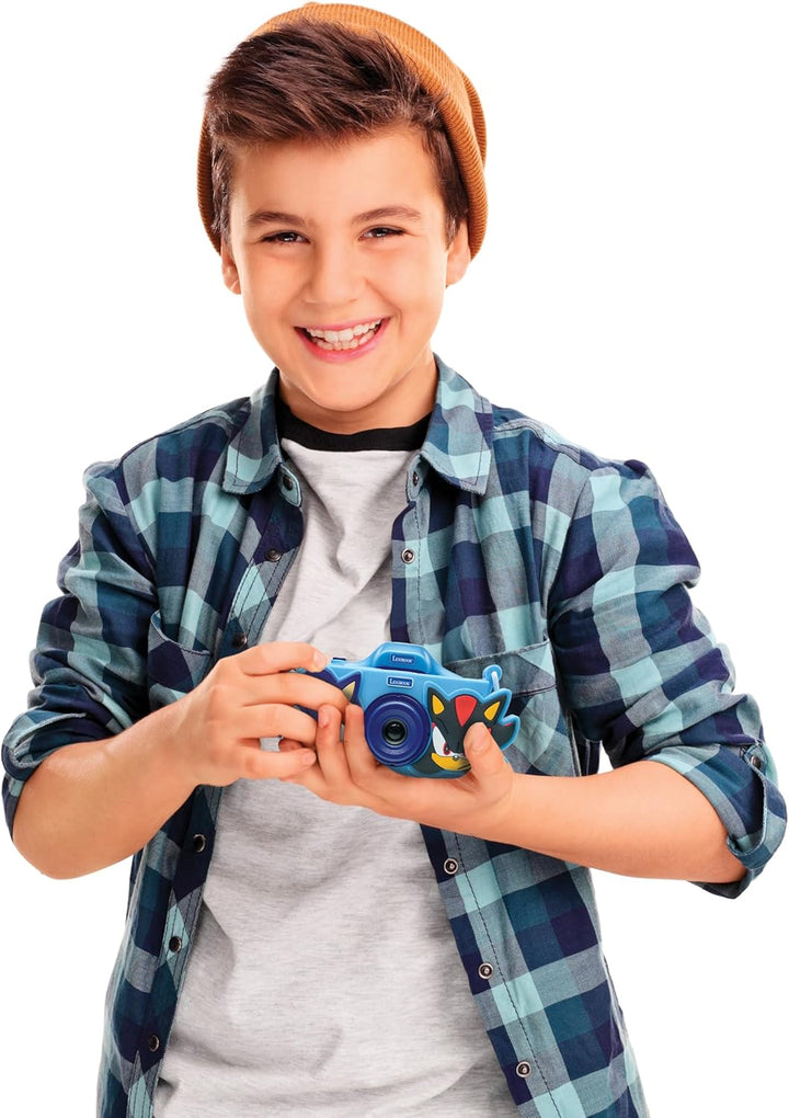 Lexibook, Sonic The Hedgehog, 4-in-1 Kinderkamera mit Schutz, Foto-, Video-, MP3- und Spiel-Funktion