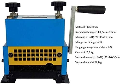 Loywe Abisoliermaschine Kupferschrott Kabelschälmaschine Kabelabisoliermaschine Kabel Kabelschäler W