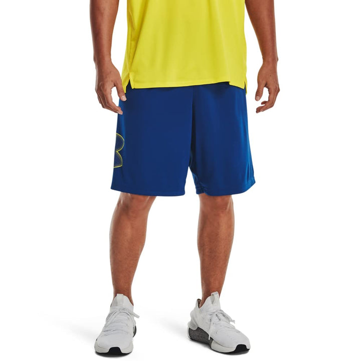 Under Armour Herren Tech Graphic Shorts Blue Mirage XS, Blue Mirage XS