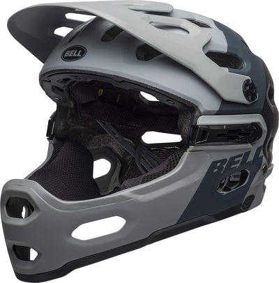 BELL Herren Super 3r MIPS Fahrradhelm M downdraft mat grey/gunmetal, M downdraft mat grey/gunmetal