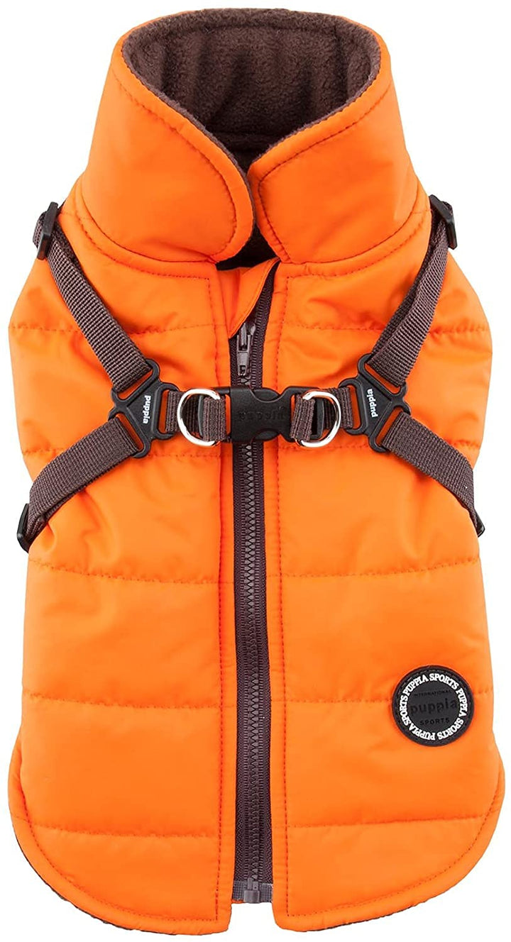 Puppia Unisex Puppia Authentische Winterweste, Mountaineer Ii, Medium, Orange Hundemantel, Orange, M