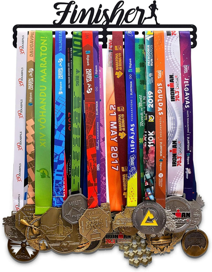 United Medals Finisher Medaillenhalter Edelstahl | Medaillen Aufhänger | Medal Hanger Holder Display