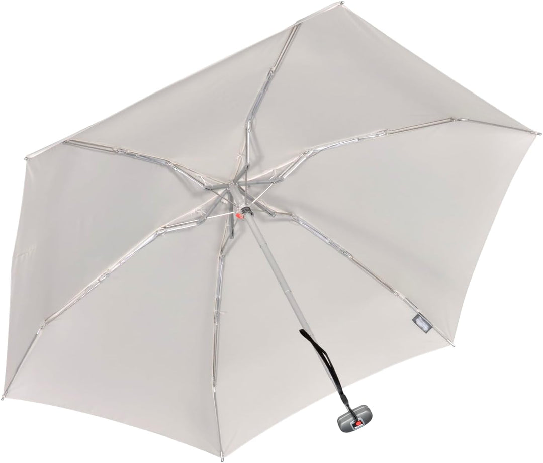 Knirps mini Taschenschirm Travel mit UV-Schutz - beige Beige - Uv-schutz, Beige - Uv-schutz
