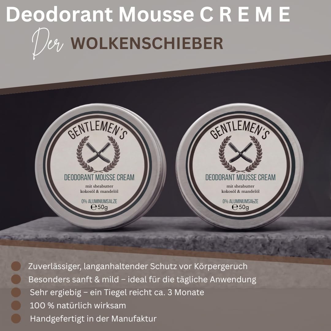 Rasierset Für Manner - Sicherheitsrasierer, Ständer, Schale, Rasierseife, Deo Mouse Creme, Echthaar
