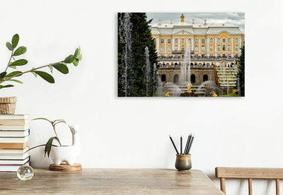 Premium Textil-Leinwand 75 x 50 cm Quer-Format St Petersburg | Wandbild, HD-Bild auf Keilrahmen, Fer