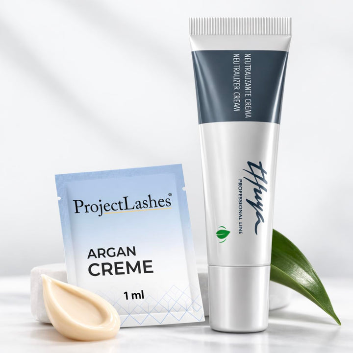 Thuya Neutralizer Cream 15ml + ProjectLashes Argan Cream 1ml - Augenbrauen Laminier- und Wimpernlift