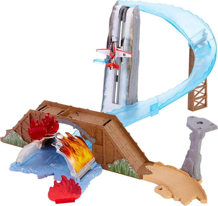 Mattel CKD13 - Story Sets Rettungseinsatz am Wasserfall Trackset