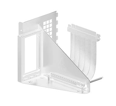 ARCTIC Accelero Vertical GPU Mount (White) – Vertikale GPU-Halterung mit PCIe 5.0 x16 Riser Cable (1